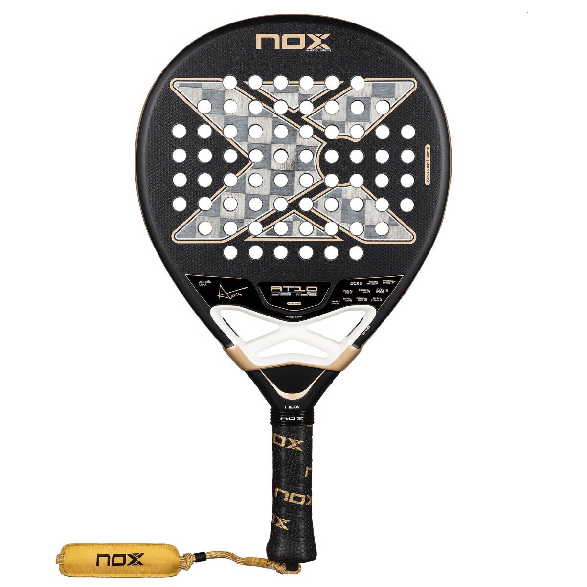 Nox AT10 Luxury Genius 18K Alum 2026, pala polivalente de Agustín Tapia