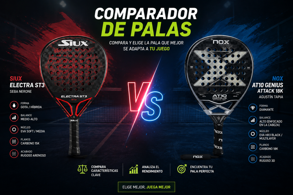 Comparativa Siux Electra ST3 vs Nox AT10 Genius Luxury Attack
